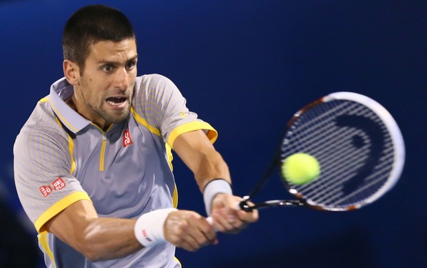 Djokovic x Roberto Bautista dubai (Foto: AFP)