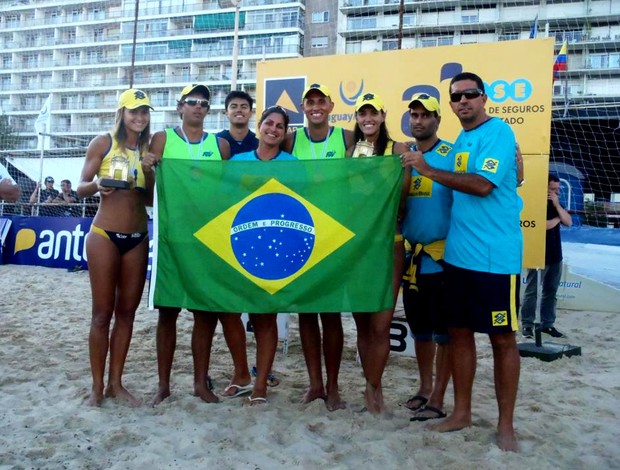 vôlei de praia brasil circuito sul-americano (Foto: Reprodução / Facebook)