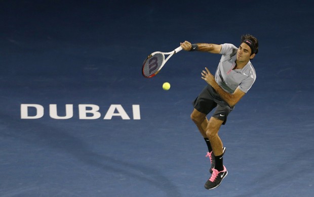 tênis roger federer atp de dubai (Foto: Agência Reuters)