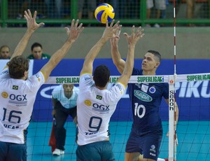 Volei - Sanchez, Cruzeiro Sada x Rio de Janeiro RJX (Foto: Douglas Magno/Vipcomm)