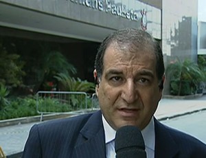 Luiz Alberto Bussab, diretor jurídico do Corinthians (Foto: Reprodução SporTV)