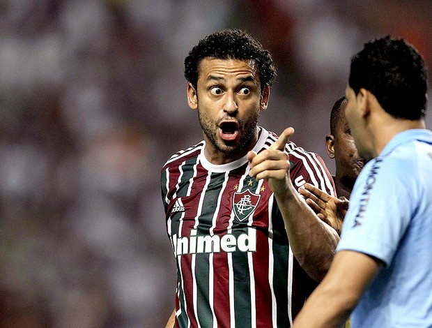 Fred na partida do Fluminense contra o Grêmio (Foto: Alexandre Cassiano / Ag. O Globo)