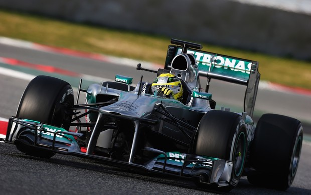 nico rosberg mercedes testes Jerez de la frontera (Foto: Agência Getty Images)