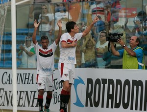 Giancarlo comemora terceiro gol contra o Maracanã (Foto: Kiko Silva / Ag. Diário)