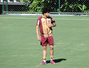 Luan no treino do Atlético-MG (Foto: Fernando Martins)