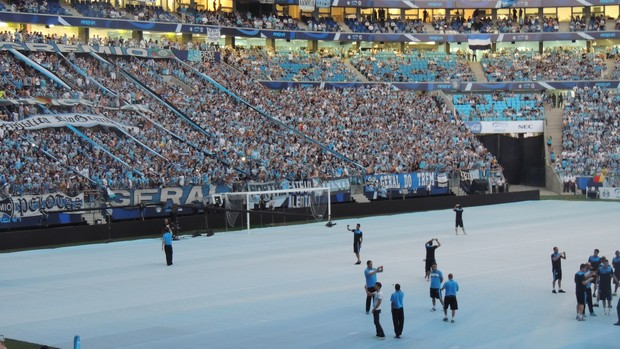 grêmio arena inauguração (Foto: Lucas Rizzatti/Globoesporte.com)