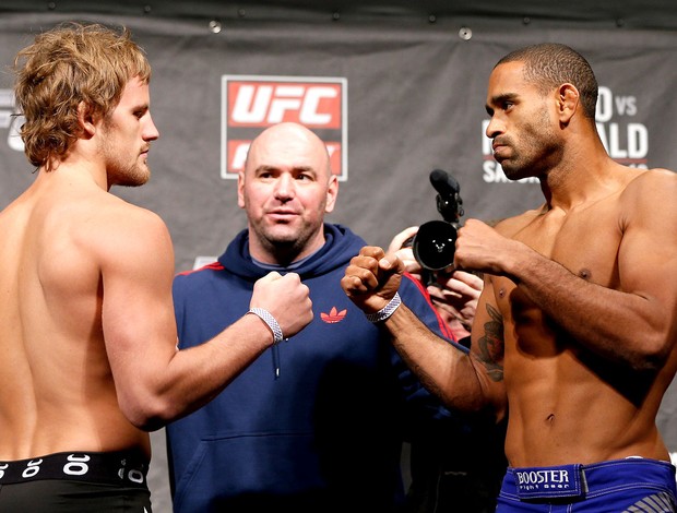 Jorge Santiago na encarada do UFC com Gunnar Nelson (Foto: Divulgação / UFC)