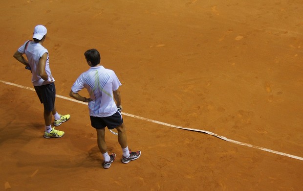 Lina solta Brasil Open tênis quadra 2 (Foto: Alexandre Cossenza)