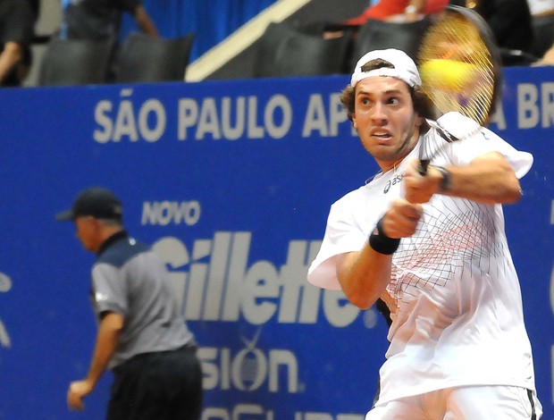 thomaz Bellucci x guilherme Clezar tênis brasil open (Foto: LUCIANO BERGAMASCHI/FUTURA PRESS/Agência Estado)