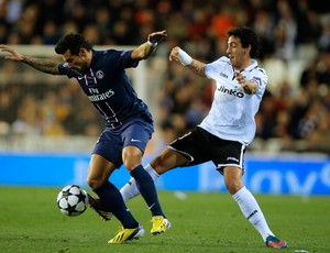 lavezzi paris saint-germain x valencia (Foto: AFP)