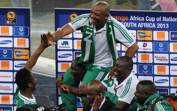 Stephen Keshi, técnico da Nigéria campeão da Copa Africana de Nações (Foto: AFP)