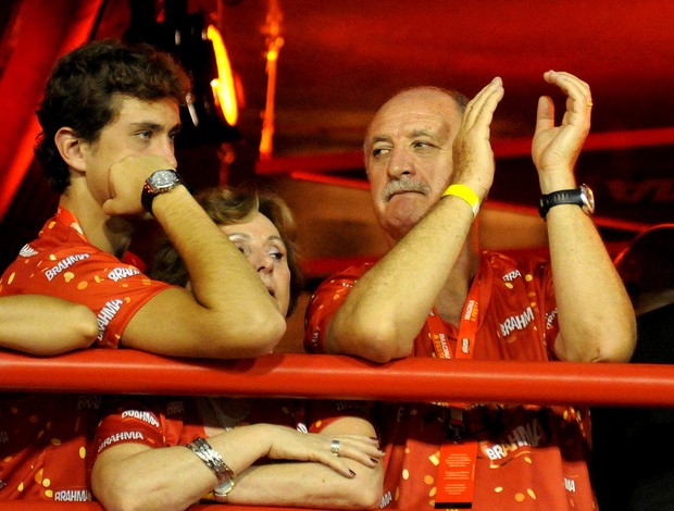 CARNAVAL: luiz felipe scolari felipão sambódromo sapucaí (Foto: André Durão / Globoesporte.com)