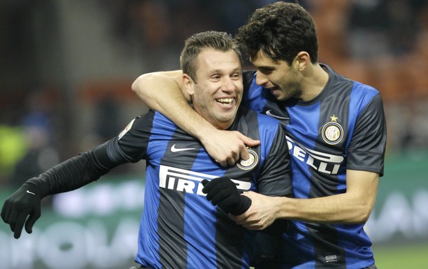 Cassano Inter de Milão (Foto: AP)