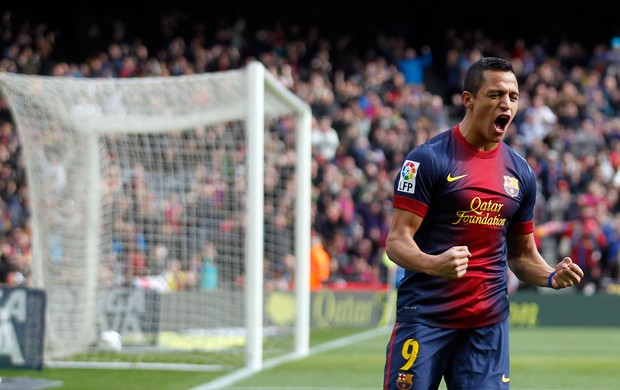 Alexis Sanxhez gol Barcelona (Foto: Reuters)