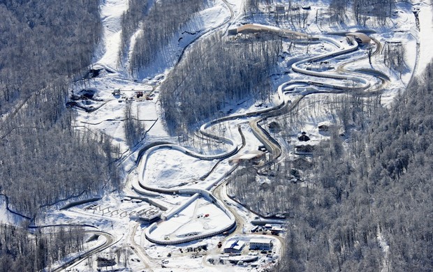 Centro de bobsled Sanki, em Sochi (Foto: Sochi2014.com)