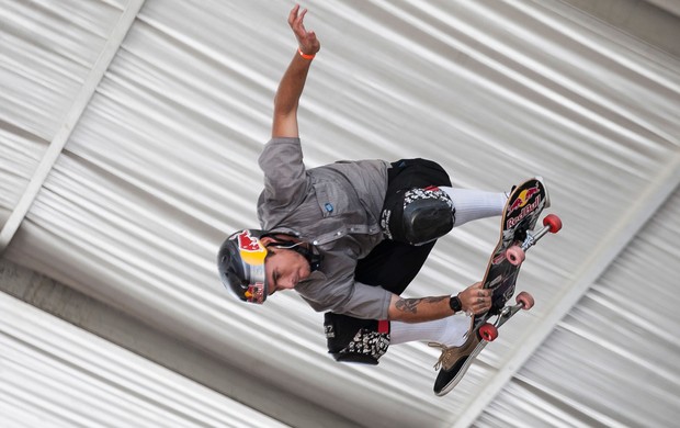 Pedro Barros skate vertical no Maresia Vert Jam  (Foto: Leandra Benjamin)