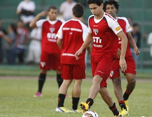 Ganso São Paulo na Bolívia (Foto: Rubens Chiri / saopaulofc.net )