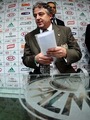 Paulo Nobre, presidente do Palmeiras (Foto: Marcelo Prado / globoesporte.com)