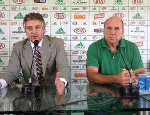 Paulo Nobre e José Carlos Brunoro Palmeiras (Foto: Marcelo Prado)