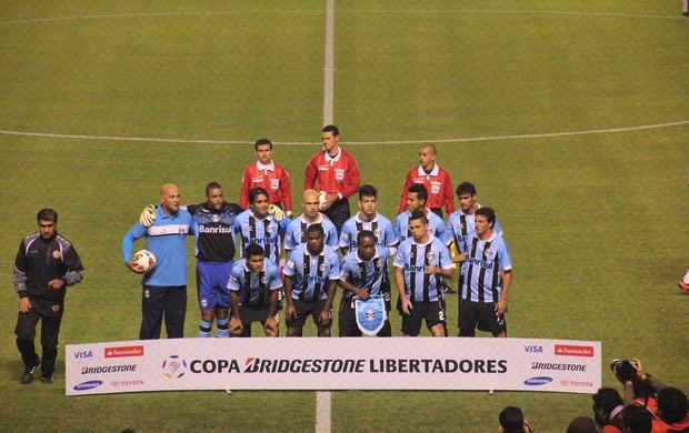 Grêmio posa para foto antes de enfrentar LDU em Quito (Foto: Robson Stefani/RBS TV)