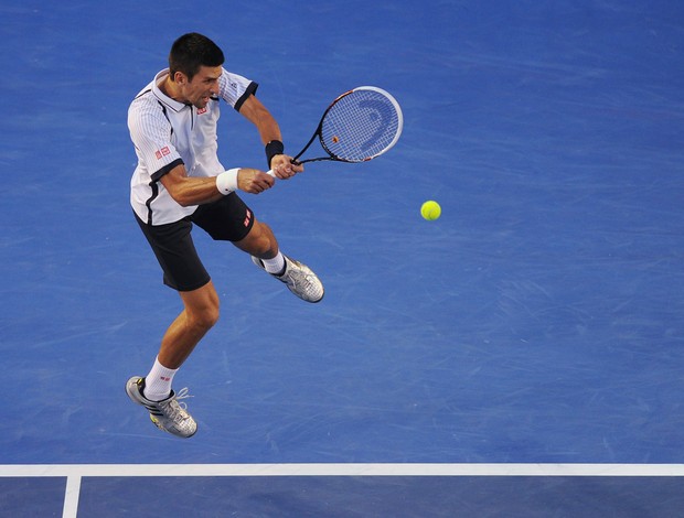 Djokovic contra Berdych quartas aberto da austrália (Foto: AP)