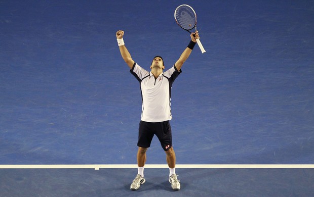 Djokovic contra Berdych quartas aberto da austrália (Foto: Reuters)