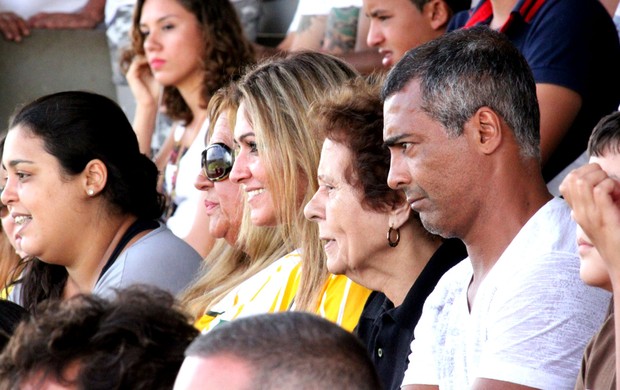 Romário na partida do Brasiliense Romarinho (Foto: Fabrício Marques )