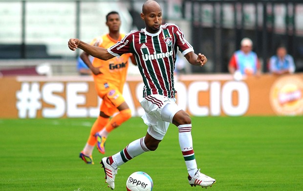 Wellington Silva na partida do Fluminense contra o Nova Iguaçu (Foto: Bruno Turano / Photocamera)