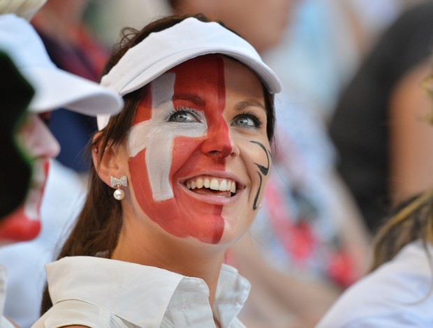 Torcedora Federer aberto da austrália (Foto: AFP)