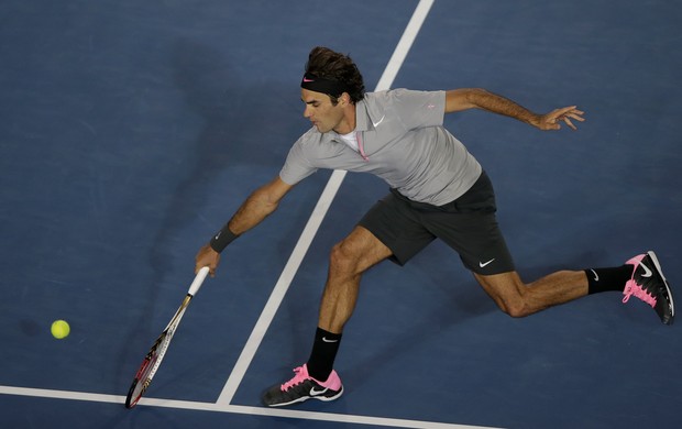 Roger Federer terceira rodada Aberto da Austrália (Foto: AP)