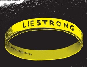 charge Lance Armstrong doping (Foto: Reprodução / Chicago Tribune)