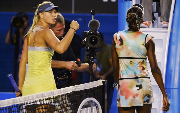 Sharapova contra Venus no Aberto da Austrália (Foto: Reuters)