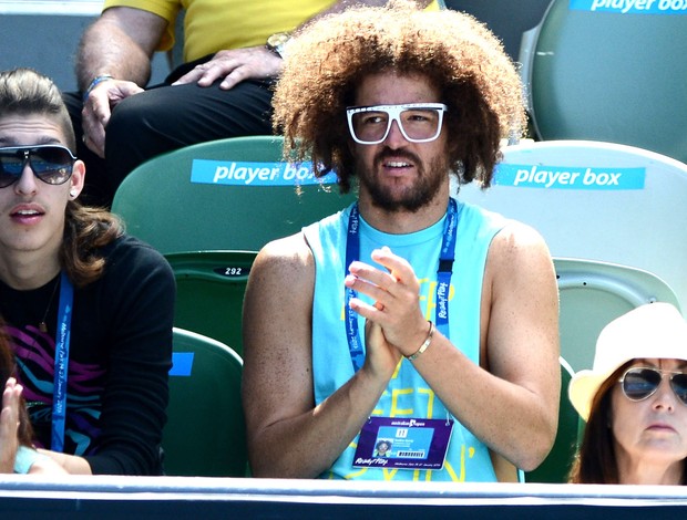 Tênis, Redfoo (LMFAO), Azarenka, Austrália Open (Foto: Getty Images)