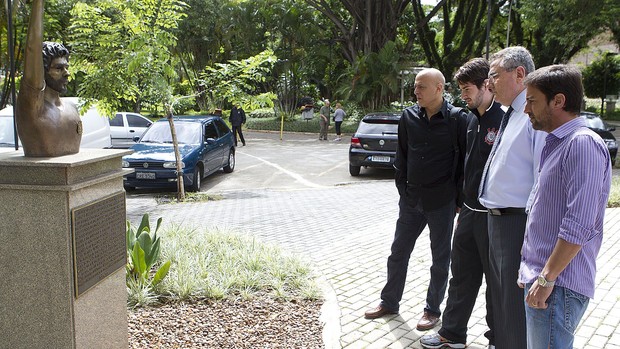 Alexandre Pato Corinthians visita Parque São Jorge (Foto: Daniel Augusto Jr./ Agência Corinthians)