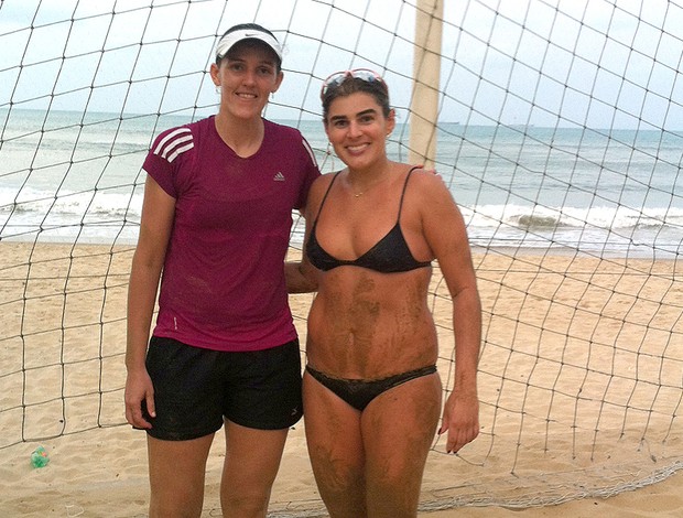 vôlei de praia Vivian e Shaylyn Fortaleza (Foto: Divulgação / Arquivo Pessoal)