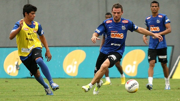 montillo treino santos (Foto: Lucas Baptista/Futura Press/Estadão Conteúdo)