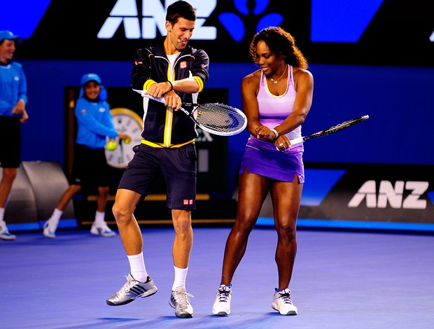 Djokovic Serena Williamns Aberto da Austrália (Foto: Ben Solomon/Divulgação)