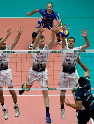 Canoas vence o Rio pela Superliga masculina (Foto: Fernando Potrick/Divulgação)