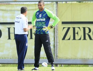 vanderlei luxemburgo dida grêmio treino (Foto: Wesley Santos / Press Digital)