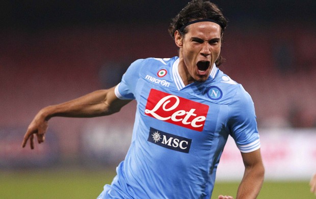 Cavani napoli gol roma (Foto: Agência Reuters)