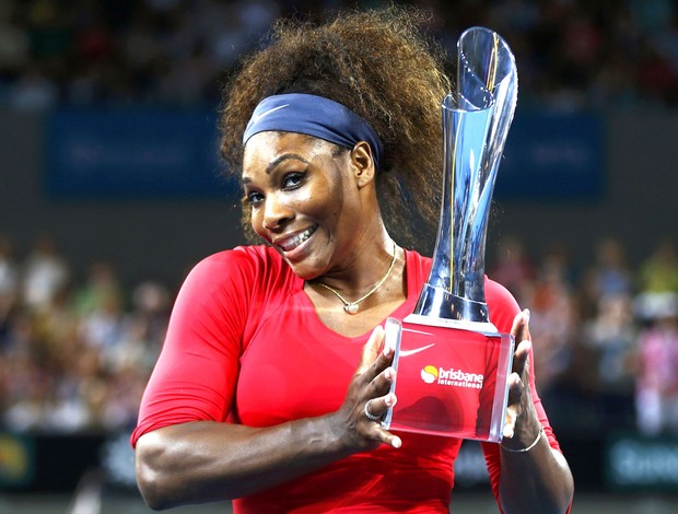 Serena no torneio de Brisbane, na Australia (Foto: Agência Reuters)