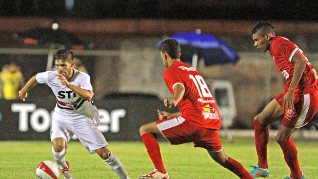 São Paulo e União-MT, Copa São  Paulo (Foto: Célio Messias / Agência Estado)