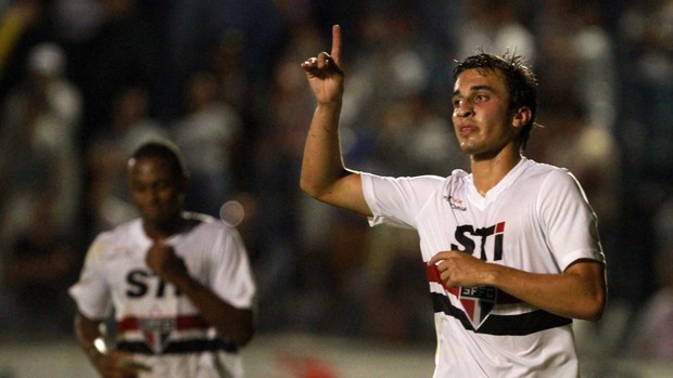 Comemoração São paulo Copa Juniores (Foto: Célio Messias / Ag. Estado)