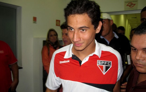 paulo henrique ganso São Paulo coletiva (Foto: Marcelo Hazan / Globoesporte.com)