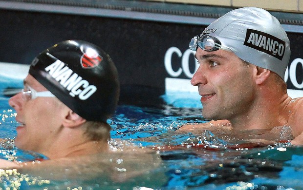 Nicholas Santos e Cesar Cielo, Natação (Foto: Satiro Sodré / Agif)