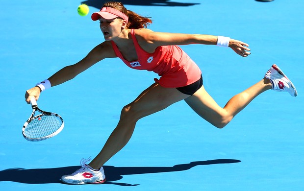 Tênista Agnieszka Radwanska, WTA de Auckland (Foto: Getty Images)