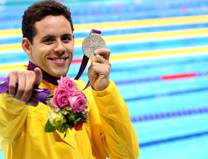 Thiago Pereira, Natação, 400m (Foto: Satiro Sodré / AGIF)