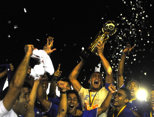 Cruzeiro Sub-20 comemoração (Foto: Felix Zucco / RBS)