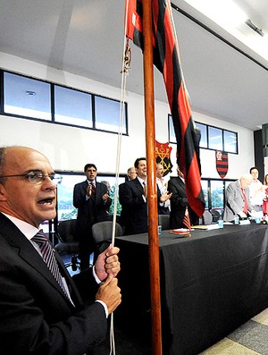 Eduardo Bandeira posse novo presidente do Flamengo (Foto: Alexandre Vidal / Fla Imagem)