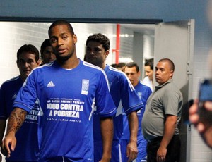 Dedé participou do Jogo Contra a Pobreza em Porto Alegre (Foto: Diego Guicgard/Globoesporte.com)